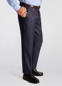 REGULAR FIT PIN STRIPE TROUSERS REGULAR FIT PIN STRIPE TROUSERS