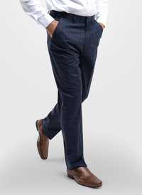 Expanding Waist Check Trousers Expanding Waist Check Trousers