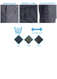 MULTI POCKET FLEECE LINED ACTION TROUSER 