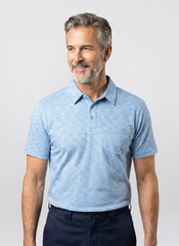 Marl Tipped Classic Polo Shirt Marl Tipped Classic Polo Shirt