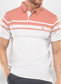 Striped Comfort Leisure Polo 