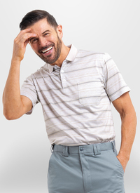 Pique Collared Design Polo 