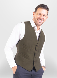 COTSWOLD MOLESKIN WAISTCOAT 