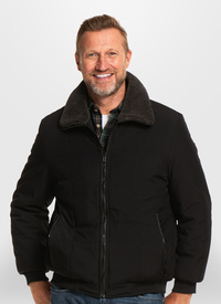 Warm Padded Jack with Sherpa Fleece Coll 