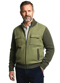 Zipped Chenille Cardigan Zipped Chenille Cardigan