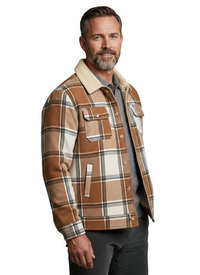 Sherpa Lined Check Jacket 