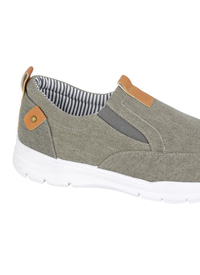 Twin Gusset Casual Slip On Canvas 