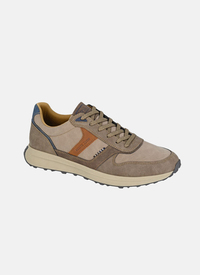 Two Tone Lace Up Leisure Trainer 