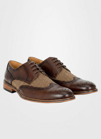 Oxford Herringbone Brogue Shoe Oxford Herringbone Brogue Shoe