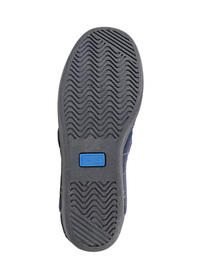 Navy Dale Check Slippers 