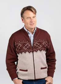 Marl Knit Zip Front Cardigan Marl Knit Zip Front Cardigan