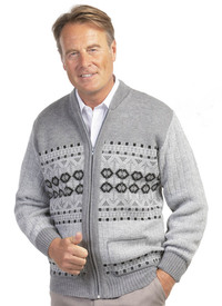 CLASSIC DESIGN ZIP CARDIGAN 