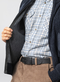 Chenille Fleece Lined Zip Cardigan Chenille Fleece Lined Zip Cardigan