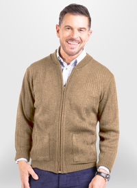 Diamond Design Full Zip Cardigan 