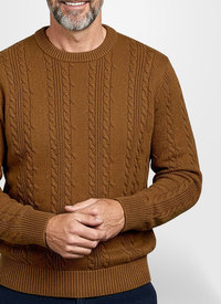 Cable Knit Crew Neck Jumper 
