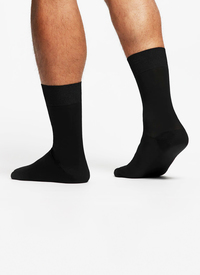 GENTLE GRIP BLACK SOCKS 