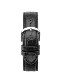 Sekonda Rose-Gold and Silver Dial Watch with Black Leather Strap
