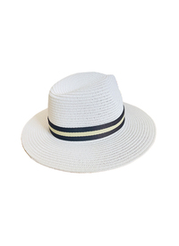 WHITE EASY PACK CRUSHABLE PANAMA HAT 