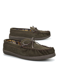 SUEDE MOCCASIN SLIPPER 