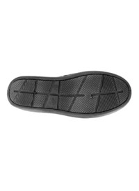 Navy Check Touch Fastening Slippers 