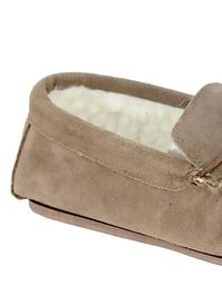 Wool Mix Thermal Lining Moccasin Slipper 