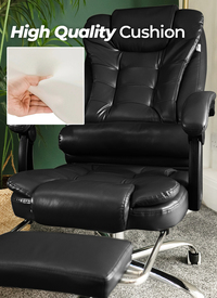 First Class Office Recliner and Footstool