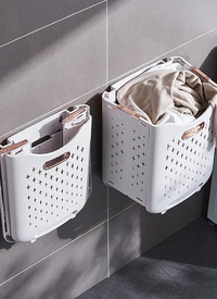 Multi Use 2 Tier Laundry Pull Basket With Wheel