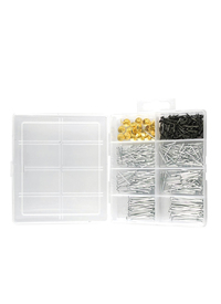 HAMMER AND 500 NAIL ASSORTMENT SET