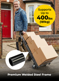 Homelya 4-in-1 MultiPurpose Utility Cart & Step Ladder Homelya 4-in-1 MultiPurpose Utility Cart & Step Ladder