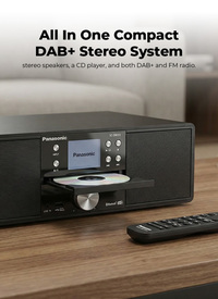 24W Bluetooth Compact Hi-FI CD System with FM/ DAB Radio - Black
24W Bluetooth Compact Hi-FI CD System with FM/ DAB Radio - Black