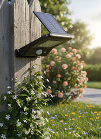 Outdoor Solar Light with PIR Motion Sensor
