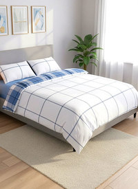 Check design Duvet set 