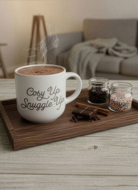 Christmas Gift Set - Hot Water Bottle, Mug & Candle