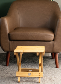FOLDABLE BAMBOO FOOTSTOOL