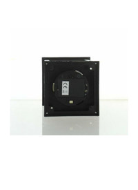FLICKERING BLACK LANTERN WITH LED LIGHT (2 Pack)