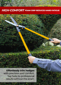 Telescopic Hedge Shears with Foam Grip 