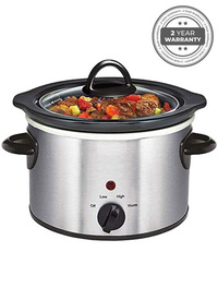 DAEWOO STAINLESS STEEL SLOW COOKER 1.5L