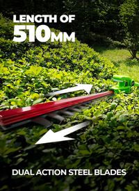 'Greenworks 24 Volt 51cm Cordless Pole Hedge Trimmer (Tool Only)
