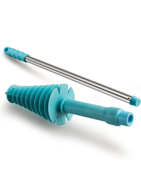 FLEXIBLE TOILET PLUNGER - NON BRISTLE - CLEAN EASY SILICON