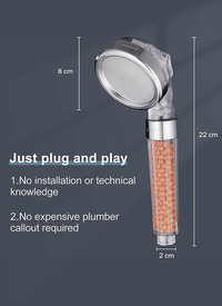 SHOWER HEAD ATTACHMENT WITH ECO FILTER