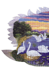Swan Shape Jigsaw Puzzle