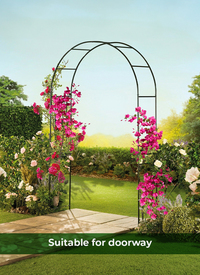 Huntingdon Ornamental Arch & Planters