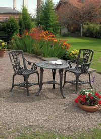 3 Piece Rose Armchair Patio Set 