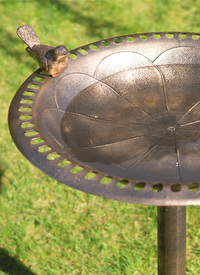 Bronze Ornamental Bird Bath