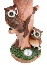 Owl Solar Bird Bath