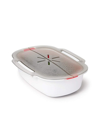 2-in-1 Fish and Vegetable Microwave Steamer