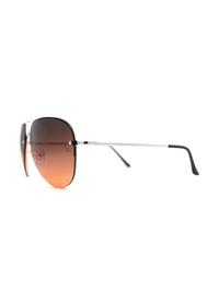 Aviator Half Rim Style Sunglasses 