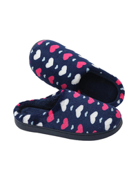 Ladies Heart Design Slippers 
