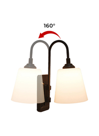 Easy attachable wall lamp