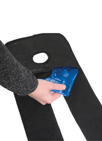 Heated knee pads